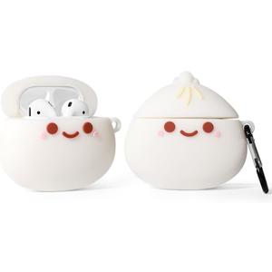 Case for AirPods 2nd/1st Generation Earbuds 2019/2016, 3D Cute Cartoon Animation Character Skin Design Protective Shockproof Silicone Covers with Carabiner for AirPods 1 and for AirPods 2 Case for AirPods 2nd/1st Generation Earbuds 2019/2016, 3D Cute Cartoon Animation Character Skin Design Protective Shockproof Silicone Covers with Carabiner for AirPods 1 and for AirPods 2