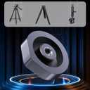 2 x VHBW Replacement Starlink Mini Tripod Adapter  Aluminum Alloy Mount Compatible with Starlink Mini, 3/8"16 & 1/4"20 Threaded, Fixing Clamp for Tripod and Accessories (NOT for New Mini)