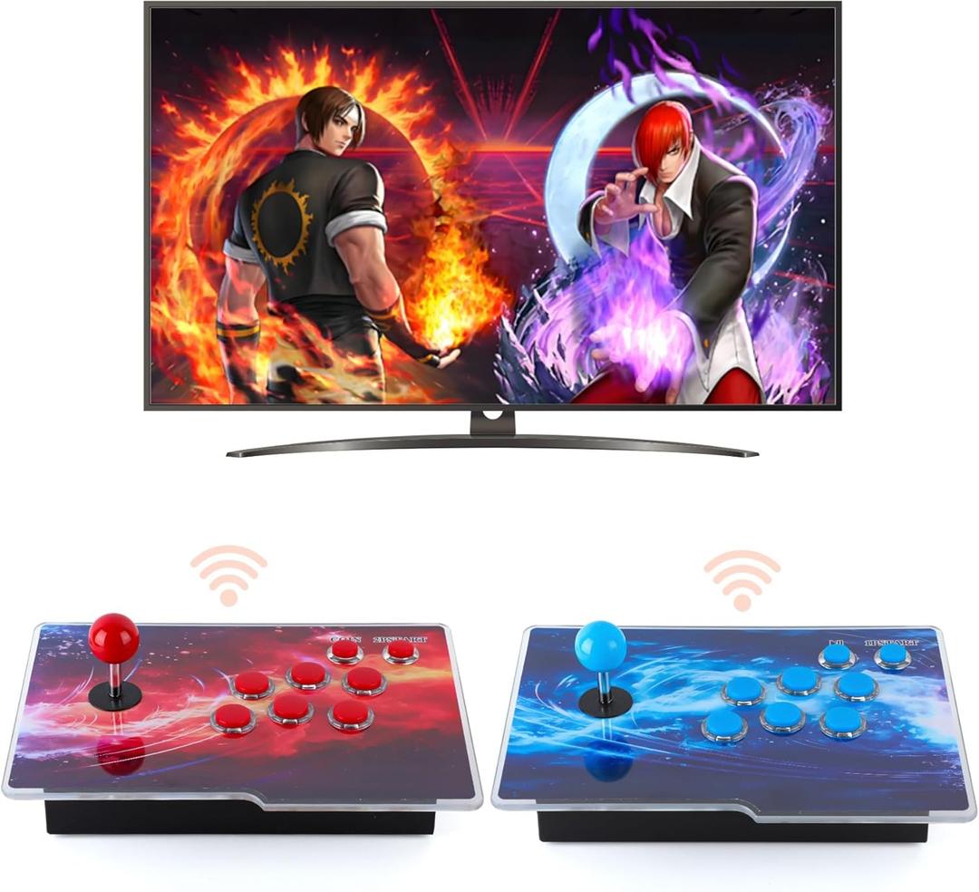 29,800 Games in 1 Pandora Box Arcade Console  Retro Video Game Machine with Dual Joysticks, 3D System, 4-Player Support, HDMI/VGA Compatible, Save & Search Features (29800 Games Separate)