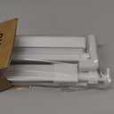 LazBlinds No-Drill Cordless Zebra Blinds - Dual Layer Light Filtering & Room Darkening, Free-Stop Lift, Easy Install, Day & Night Privacy with Valance for Window 33.5" W x 72" H, White