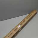 1" Curtain Rod Telescoping Single Drapery Rod 36-72 Inches, Square Finials, Bronze