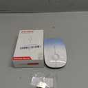 RAPIQUE Bluetooth Wireless Mouse - (BT5.1+USB) Dual Connectivity, Quiet Click, Low Power, and 1600 DPI, Portable Cordless Mouse for Laptop, MacBook Pro/Air, iPad (Gradient Sky Blue)