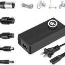 Carsty 42V Electric Scooter Charger UL Certified for 36V Lithium Battery 5 Plugs, Compatible with Gotrax, Jetson, Razor, Voyage, ninebot,Swagtron,Bird,Segway Electric Bike Scooters Ebikes