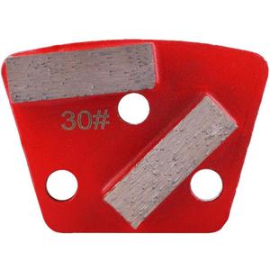 3PCS Trapezoid Grinding Disc, Floor Grinding Pad Concrete Grinding Disc #30 Grit Trapezoid Metal Scraper for Grinder Floor Concrete (3)