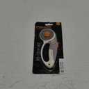 Fiskars 60mm Rotary Cutter for Fabric with Ergonomic Loop Grip And Comfort Handle, Titanium Rotary Fabric Cutter for Thick Materials, Easy and Safe Blade Change, Sewing Supplies and Quilting Tools