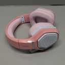 Ozeino 2.4GHz Wireless Gaming Headset with Microphone, 2.4G USB & Type C Transmitter - 30h Battery Life - RGB Lighting Gaming Headphones for PS5, PS4, PC, Phone (Pink)