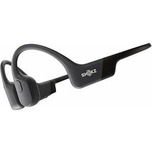 SHOKZ OpenRun (AfterShokz Aeropex) - Open-Ear Bluetooth Bone Conduction Sport Headphones - Sweat Resistant Wireless Earphones for Workouts and Running - Built-in Mic, with Headband (Standard Size+Magnetic Charging)
