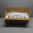 DORESshop Bathroom Light Fixtures, 3-Light Brushed Nickel Bathroom Lighting Fixtures Over Mirror with Clear Glass Shade, Modern Wall Sconce for Mirror Bedroom Hallway, ETL Listed