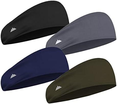Tough Headwear Sport Headbands for Men - Workout Headbands for Women - Running Headband -Tennis Athletic Sweatband