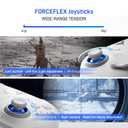 FLYDIGI Direwolf 4 PC Controller Forceflex Joystick Forceswitch Micro & Linear Triggers Stereo Vibration 6-Axis Gyro 1000Hz Report Rate PC/NS/TV/Android