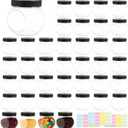 40 Pcs Plastic Candy Jars with Lids 8.5 oz Kitchen Wide Mouth Storage Containers Clear Snacks Jars Bulk for Coffee Cookie Buffet Party