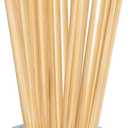 36 Inch Bamboo S'Mores Sticks. Use To Marshmallows, BBQ, Roasting, Camping.6mm Diameter. More Size Choices 6"/8"/10"/12"/36"(100 PCS)