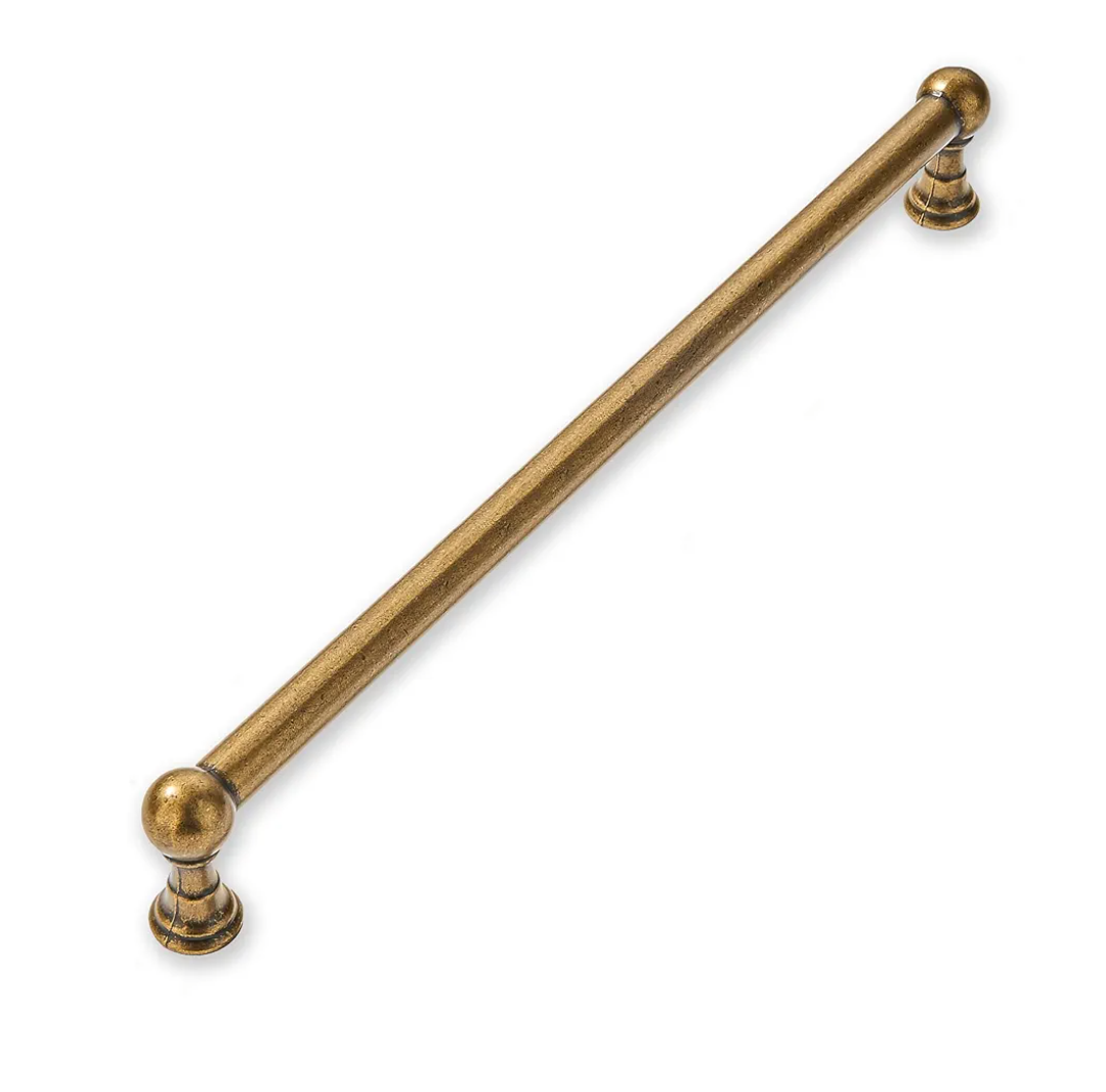 1 Pack Appliance Pull 18 Inch Solid Kitchen Cabinet Handles Antique Brass Cabinet Pulls Vintage Drawer Pulls Cabinet Hardware Kitchen Handles for Cabinets Cupboard Handles