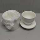 French Ceramic Butter Crock with Lid - 8.45oz Holds 2 Sticks, Inverted Water-Seal Keeper for Fresh, Spreadable Butter Christmas Gift (Extra Large, White)