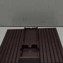 Bamboo Couch Cup Holder Arm Tray TableFoldable Couch Drink Holder Armrest TableSofa Arm Rest TrayFlexible Arm Chair Table Recliners for Drink,Cups, Snacks, Phone, Remote (Mahogany)