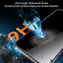 UNBREAKcable 2PCS Screen Protector for iPhone 14 Pro Max - 1 Privacy Tempered Glass+1 Clear Glass Double Shatterproof [Installation Frame] [9H Hardness] [Case Friendly] Anti-Scratch iPhone 6.7 inch