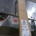 Paramondo Retractable Door Screen for Single Door, Free Stop Sliding Patio Doors - Durable White Aluminium Frames with Fiberglass Mesh - White, Size 34 5/8" Wide x 81 3/8" High