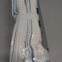 Cloth Napkins (20x20) teal white,  Soft & Absortbent Dining Napkin for Party Wedding Hotel Restaurant