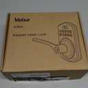 Veise Keypad Door Lock with Handle, Keyless Entry for Front Door & Bedroom, Electronic Lock with Code, Auto-Locking, Easy Installation, Passage Mode, Matte Black