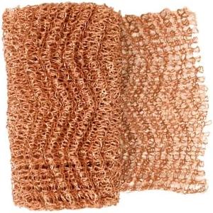 Copper Mesh,Pure Copper Wire Mesh, Hole and Gap Filler, Sturdy and Durable, Suitable for Gardens and Houses, Size 3.8" x 40"（1 Roll)