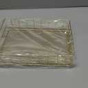 Gold Wire Mesh Basket, Iron Storage Tray Desktop Storage Baskets Gold Wire Basket Large Storage Bins for Home Kitchen Decoration, 9.6 X 6.5 X 2.6 In