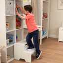 Melissa & Doug Kids Wooden Step Stool, Sturdy Two-Step Stool for Toddlers
Helps Kids Reach Sinks & Counters, Holds Up To 100 Pounds, Easy To Assemble & Clean, Practical Gift For Kids Ages 3+