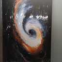 QSQ Abstract Wall Art For Living Room Modern Canvas Art Wall Decor Black White Wall Art Bedroom Office Decor Red Brown Abstract Painting Ready To Hang Pictures Artwork 24  48 In