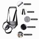 JOHNBOLIN Dog Lift Harness, Dog Sling with Padded, Hind Leg Support to Help Rehabilitate, Helps Senior, Injured, Disabled and After ACL Surgery Dogs (Grey, Small)