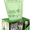 UNNI Compostable Trash Bags, 8 Gallon / 30 Liter, 100 Count, Extra Thick 0.85 mil Medium Kitchen Food Scrap Bin Liners, Certified by BPI, CMA & OK compost HOME, Meets the ASTM D6400 Standard