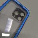 for iPhone 16 Pro Max Case Waterproof - 360 Heavy Duty with Screen/ Camera Protector Shockproof IP68 Underwater Dustproof Water Shock Proof Full Body/ Front and Back Case Blue/ Frosted Clear