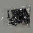 5/16-18 x 1-1/2" Socket Head Cap Screws Bolts, 20Pcs 304 Stainless Steel 18-8, Allen Socket Hex Drive, Full Thread, Black Oxide by SG TZH(with Hex Spanner)