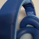 iClever BTH12 Kids Bluetooth Headphones,Colorful LED Lights Kids Headphones Wireless,74/85dBA Safe Volume,85H Playtime,Fast Charging,Bluetooth 5.2,Over Ear,Built-in Mic for iPad/Tablet/Airplane,Blue