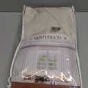 108 Inch Curtains 2 Panel Set Burg Modern Decorative Dark Out Curtains for Bedroom Heat and Cold Blocking Window Coverings 9ft High Ceiling Drapes for Living Room with Hooks (Natural Linen)