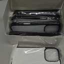 6 piece sublimation blank phone case Covers Blank Printable TPU Heat Press Black Edge Cover for DIY Customized Heat Transfer(Compatible with iPhone 13pro Max)