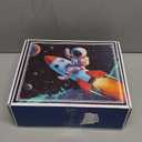 Fimibuke Bento Lunch Box for Kids, 3-Compartment 32OZ Snack Lunch Container, Lunch Bag, 12OZ Insulated Food Jar & Ice Pack Set for Age 3-12 School Daycare Toddler Teen Girls Boys, Trucks (Engineering cars)