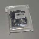 DINGEE 24 Pack Christmas Light Clips Hooks,Light Hooks for Outdoor String,Christmas Light Hangers Hook Screws for Hanging Hholiday,Black Small Screw Hook for Patio Light,Plants,Wind Chimes