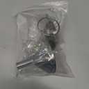 Metal Stainless Steel Funnel, Large Medium Small Funnel Set of 3, Food Grade Mini Funnels for Kitchen Use Filling Bottles Flask Cooking, 2 Brushes YLYL