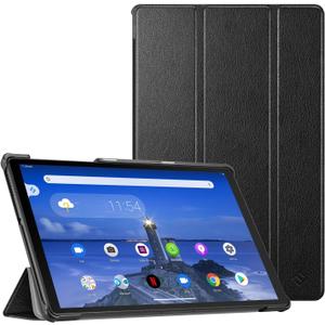 CaseBot Case for Lenovo Tab M10 Plus (2020 2nd Gen) TB-X606F/X606X 10.3" FHD Tablet, Lightweight Slim Shell Stand Cover (Black)