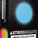 Astrobrights Mega Collection, Colored Cardstock,"Brilliant" 5-Color Assortment, 320 Sheets, 65 lb/176 gsm, 8.5" x 11" - MORE SHEETS! (91687), Assorted