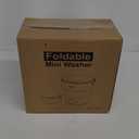 Portable Washing Machine,Mini Washer 16L Upgraded With Spin Basket,Small Clothes Folding Washing Machine Of Underwear, Baby And Small Clothes,Suitable For Home Apartments Dormitories, Hotels Khaki