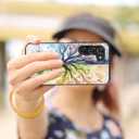 for Galaxy S23 Plus Case with Built in Kickstand,Shockproof/Dustproof/Drop Proof 3-Layer Military Grade Protective Cover for Samsung Galaxy S23 Plus 6.6" 2023,Abstract Colorful Tree of Life