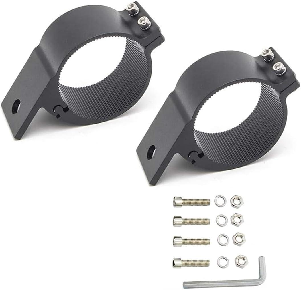 Tube Clamp Mounting Bracket for 3 Inch Bull Bar Roof Rack Roll Cage Mounts LED Square Round Work Light & Light Bar (Adjustable Between 72-79mm/2.8-3.1inch )