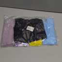 R RUXIA Women's Boyshort Panties Seamless Nylon Underwear Stretch Boxer Briefs 5 Pack
S