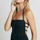 R.Vivimos Womens Summer Boho Sexy Backless Long Dresses (Black, L)