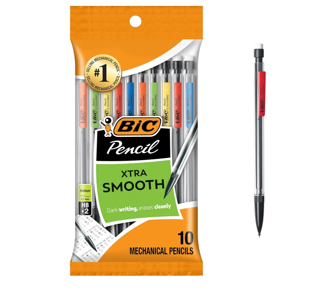BIC Mechanical Pencil, Medium Point (0.7 mm), 12each, 10-packs (120 pencils)