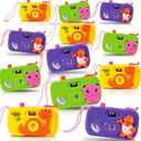 ArtCreativity Kids Camera Toy Set with Images in Viewfinder (12PCs) Pretend Play for Toddlers, Great for Birthday Party Favors for Kids 3-5, Goody Bags Birthday Gifts, Goody Bag Stuffers
