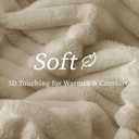 BEDELITE Twin Blanket for Couch & Bed, 300GSM Soft & Warm Fleece Blanket, Decorative and Giftable Striped Linen Blankets for Women, Men, 60"x80"