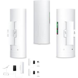 Point to Multipoint Outdoor Starlink Internet Long Range Wireless Bridge for Starlink Gen 3 Router, Starlink WiFi Extender, IP65 Waterproof, 5.8GHz 100Mbps 3 KM with 16dBi High Gain Antenna(3Pack)