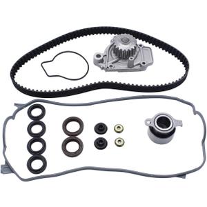 1 Set SHLPDFM Timing Belt Water Pump Kit 14400-PM3-004 TS26143 Fits for 1988-1995 Honda Civic 1.5L SOHC D15B D15B2, D15B7, D15B6, D15B8