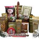 Gift Basket Village: Bountiful Holiday Harvest - Gourmet Nuts, Sweets, Jam, Candle & Ornament Set ( BBD: 07/16/26)